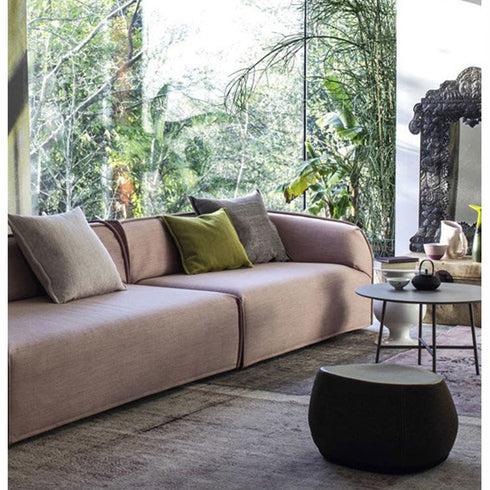 Heloise Fabric Arm Sofa 3 Seater 2-Piece Couch