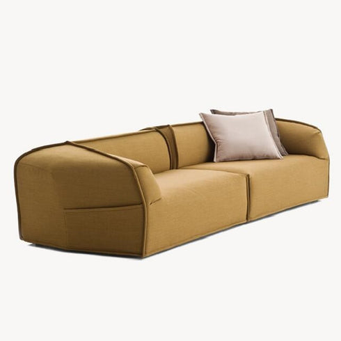 Heloise Fabric Arm Sofa 3 Seater 2-Piece Couch