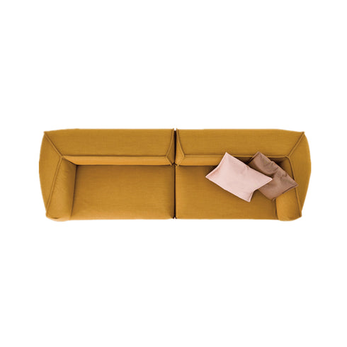 Heloise Fabric Arm Sofa 3 Seater 2-Piece Couch