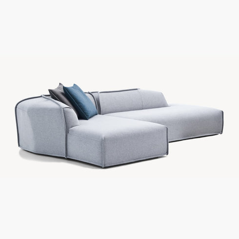 Heloise Fabric Arm Sofa 3 Seater 2-Piece Couch