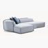 Heloise Fabric Arm Sofa 3 Seater 2-Piece Couch