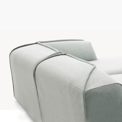 Heloise Fabric Arm Sofa 3 Seater 2-Piece Couch