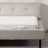 Hewez Boucle Minimalist Bed Frame