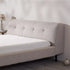 Hewez Boucle Minimalist Bed Frame