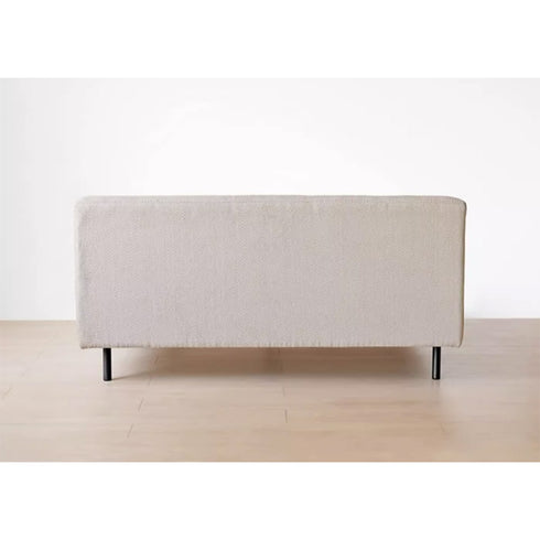 Hewez Boucle Minimalist Bed Frame