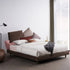 Ifra Suede Fabric Special Shaped Modern Bed Frame