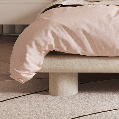 Isra Boucle Puff Upholstered Bed Frame