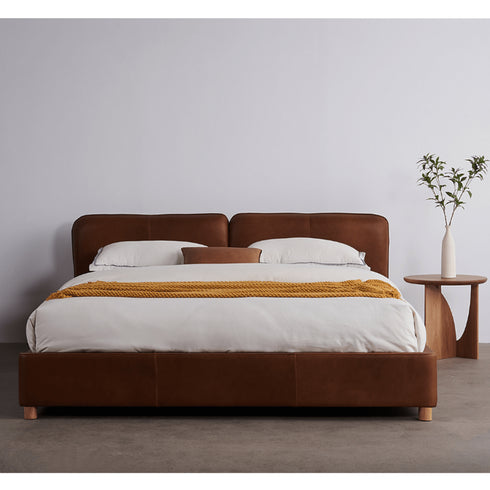 Itotia Microfiber Leather Bed Frame