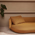 Ivan Velvet Fabric Round Shaped 3-Seater Sofa Modern Couch
