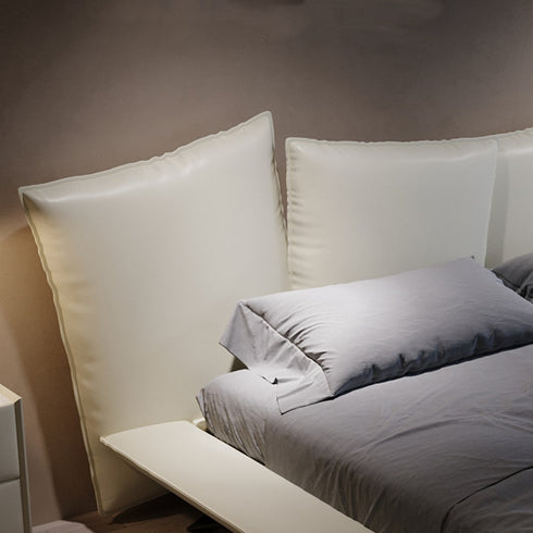 Ives Technology cloth Special Shaped Headboard Luxury Modern Bed Frame