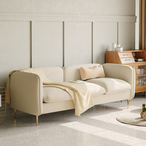 Ivy Velvet 3 Seater Sofa Sepcial Design Couch