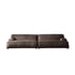 Jana Brown Technical Fabric 3 Seater Sofa 2-Pieces Couch