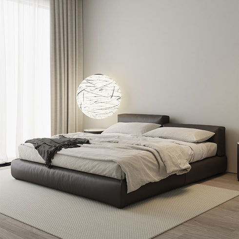 Joanna Technical Fabric Contemporary Minimalist Bed Frame