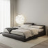 Joanna Technical Fabric Contemporary Minimalist Bed Frame