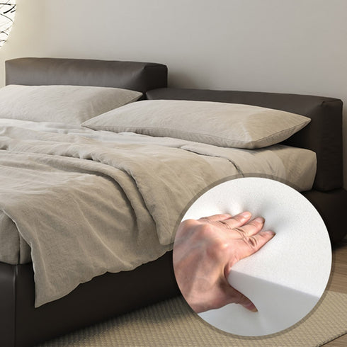 Joanna Technical Fabric Contemporary Minimalist Bed Frame