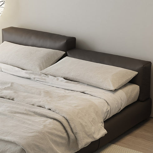 Joanna Technical Fabric Contemporary Minimalist Bed Frame