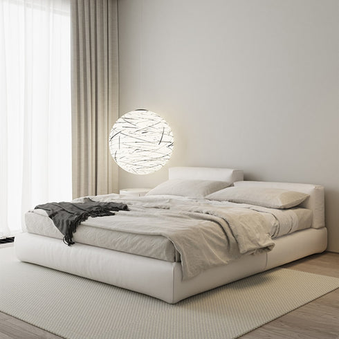 Joanna Technical Fabric Contemporary Minimalist Bed Frame