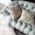 Jolie Velvet Fabric Arms Sofa Retro Loveseat Couch