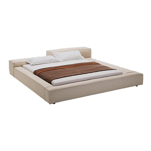 Jordy Modern Suede Fabric Bed Frame