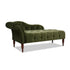 Jolian Green Velvet Recliner Loveseat Sofa Retro Daybed
