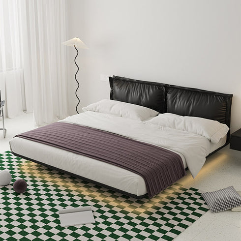 Karen Microfiber Leather Bed Frame