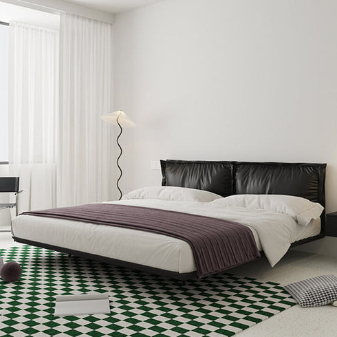 Karen Microfiber Leather Bed Frame