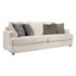 Viola Gray Fabric 3 Seater Sofa Armrest Couch