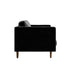 Lizy Velvet Fabric Loveseat Sofa Arm Couch