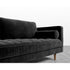 Lizy Velvet Fabric Loveseat Sofa Arm Couch