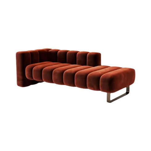 Nataly Velvet Daybed Interior Loveseat Sofa Reception Couch