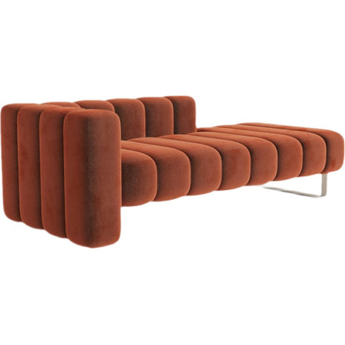 Nataly Velvet Daybed Interior Loveseat Sofa Reception Couch