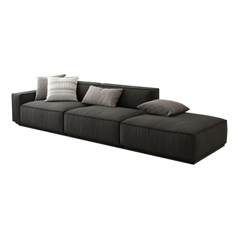 Kay Suede Fabric Cube Modular Sofa Minimalism Couch