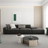Kay Suede Fabric Cube Modular Sofa Minimalism Couch