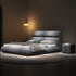 Loup Suede Fabric Upholstered Bed Frame