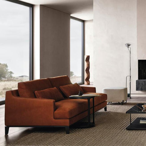 Merry Velvet 3 Seater Sofa Armrest Couch