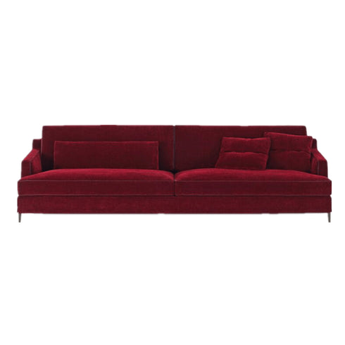 Merry Velvet 3 Seater Sofa Armrest Couch