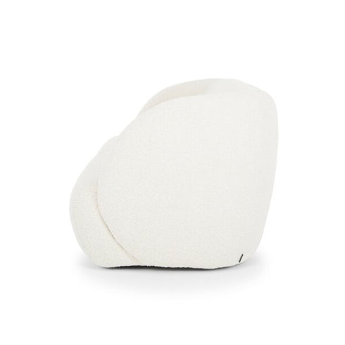 Moore Boucle Fabric 3 Seater Sofa Upholstery Curved Couch