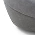 Murray Velvet Gray Loveseat Lounge Sofa Round Shaped Couch