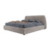 Nadia Velvet Fabric Minimalist Bed Frame