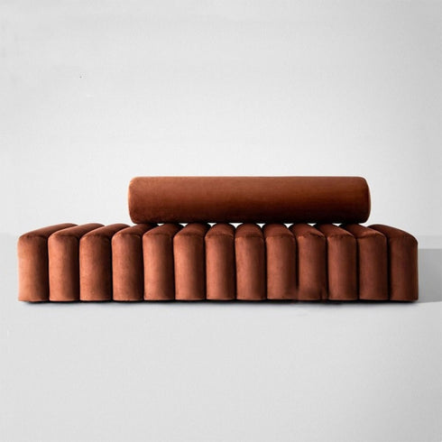 Nora Red Velvet 3 Seater Sofa Interior Upholstery Couch