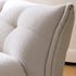 Rafer Boucle Fabric White 3 Seater Sofa Petal Shaped Couch