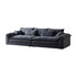 Robert Suede Fabric 4 Seater Sofa 2-Piece Couch