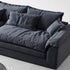 Robert Suede Fabric 4 Seater Sofa 2-Piece Couch