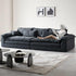 Robert Suede Fabric 4 Seater Sofa 2-Piece Couch