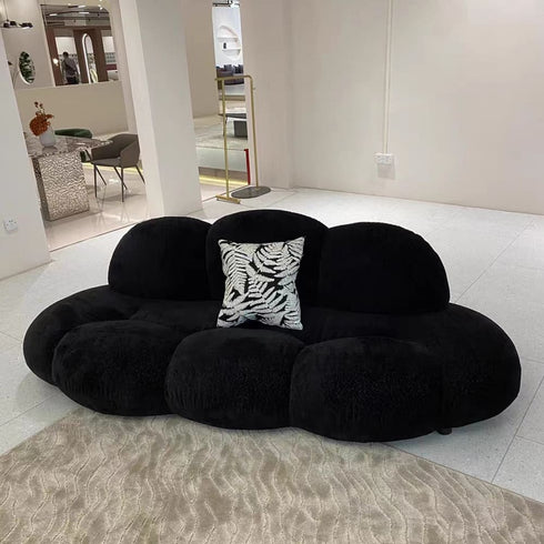 Ruth Fabric 3 Seater Sofa Cloud Shaped Couch
