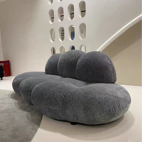 Ruth Fabric 3 Seater Sofa Cloud Shaped Couch