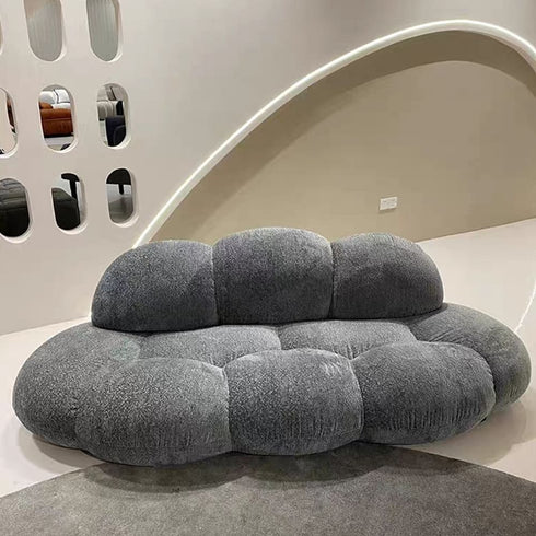 Ruth Fabric 3 Seater Sofa Cloud Shaped Couch