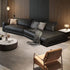 Scott Calf Leather Sectional Sofa 2-Piece Couch