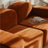 Skyla Velvet Loveseat Cube Sofa 2-Piece Couch