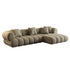 Temo Luxury Velvet Sectional Sofa With Chaise Lounge Couch